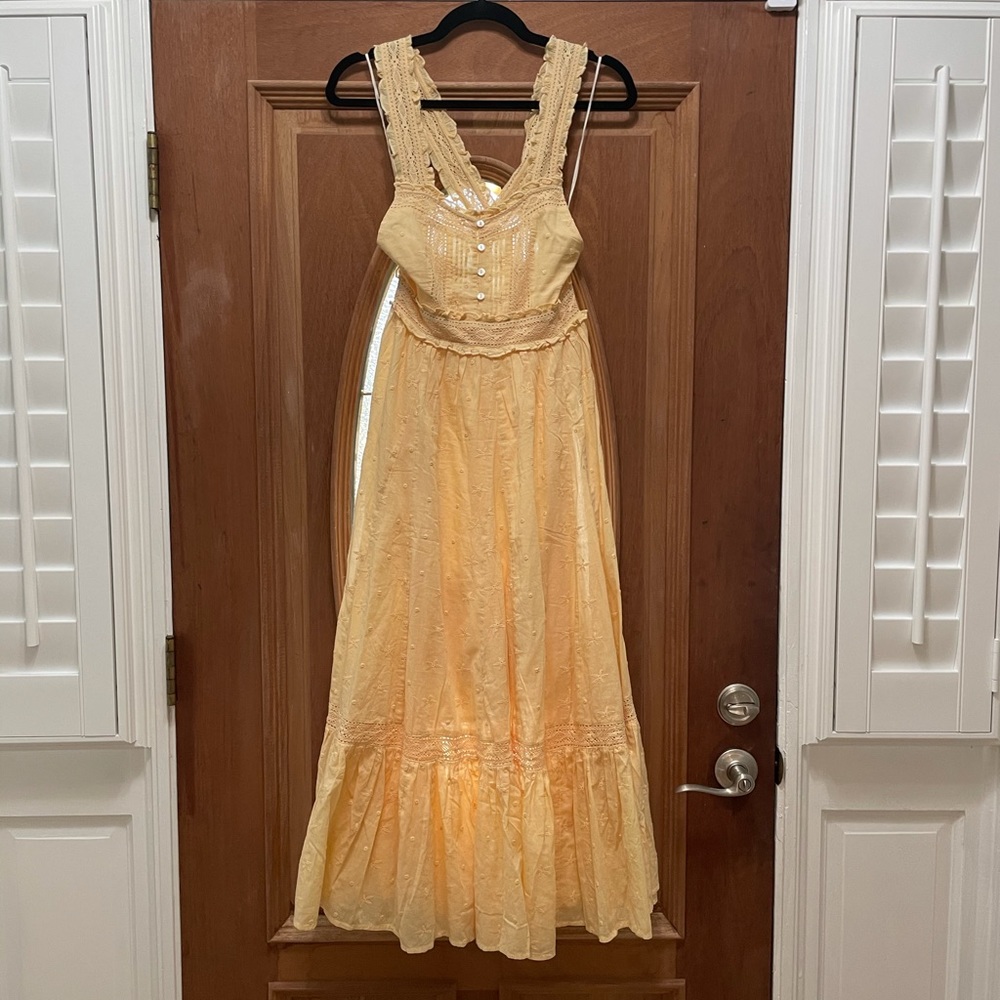Arnhem Joan sundress in sunshine GOTS organic cotton - Picture 7 of 12